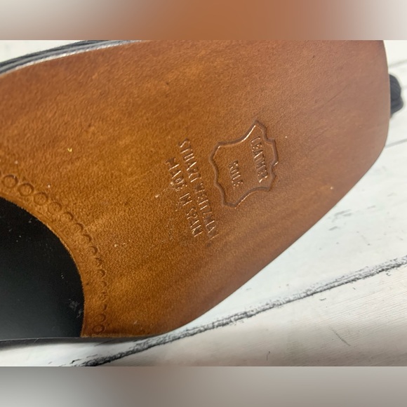 Stuart Weitzman Women’s Size 8.5 Black Metallic Pumps Made in Spain - Picture 9 of 11